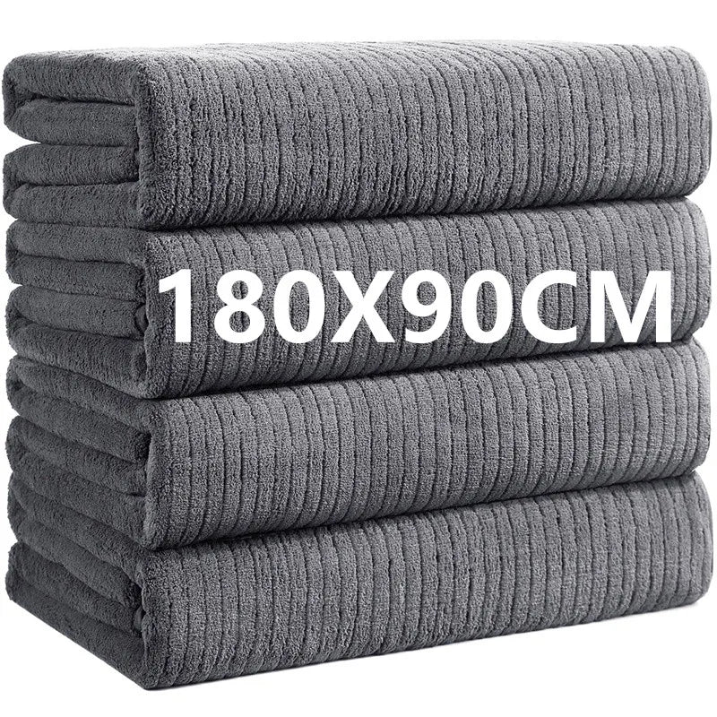 serviette bain microfibre séchage rapide rayée moderne grande taille multicoloreversible suspension
