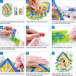 attrape rêves boho plumes fleurs violet bleu rose or pendaison décoration intérieure artisanal