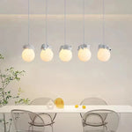 lumière suspendue animaux blanc gris rose bébé moderne minimaliste