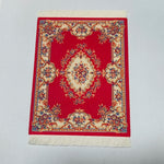 tapis souris motif fleurs persan classique caoutchouc antidérapant informatique bleu