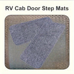tapis d'étape porte camping car noir gris uni moelleux antidérapant pratique confortableintérieur véhiculeextérieur porte