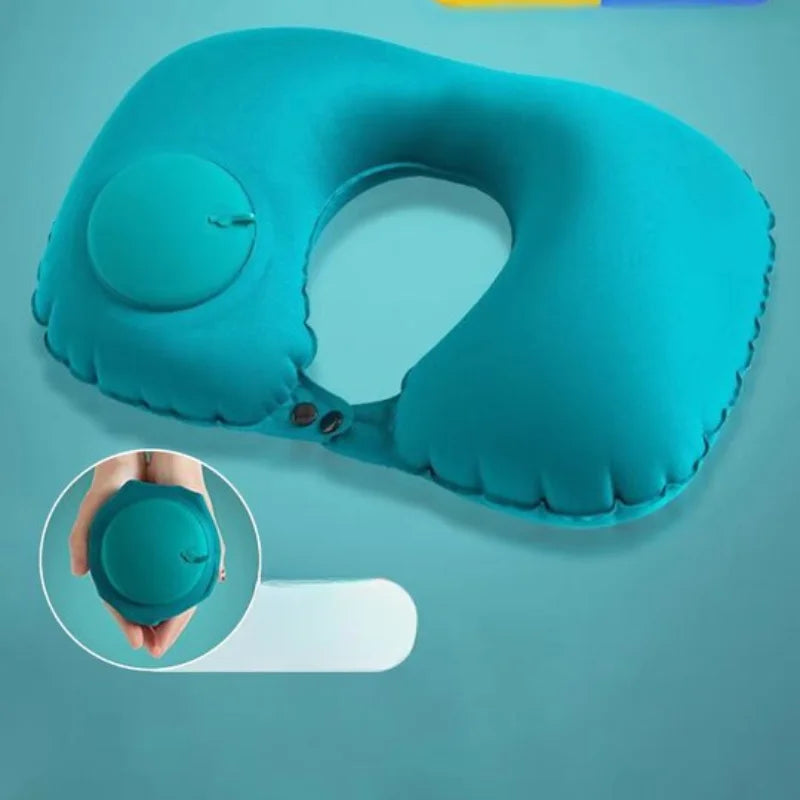 oreiller voyage forme coton gris doux ergonomique fixations voyage massage sieste portable extérieur