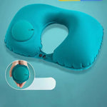 oreiller voyage forme coton gris doux ergonomique fixations voyage massage sieste portable extérieur