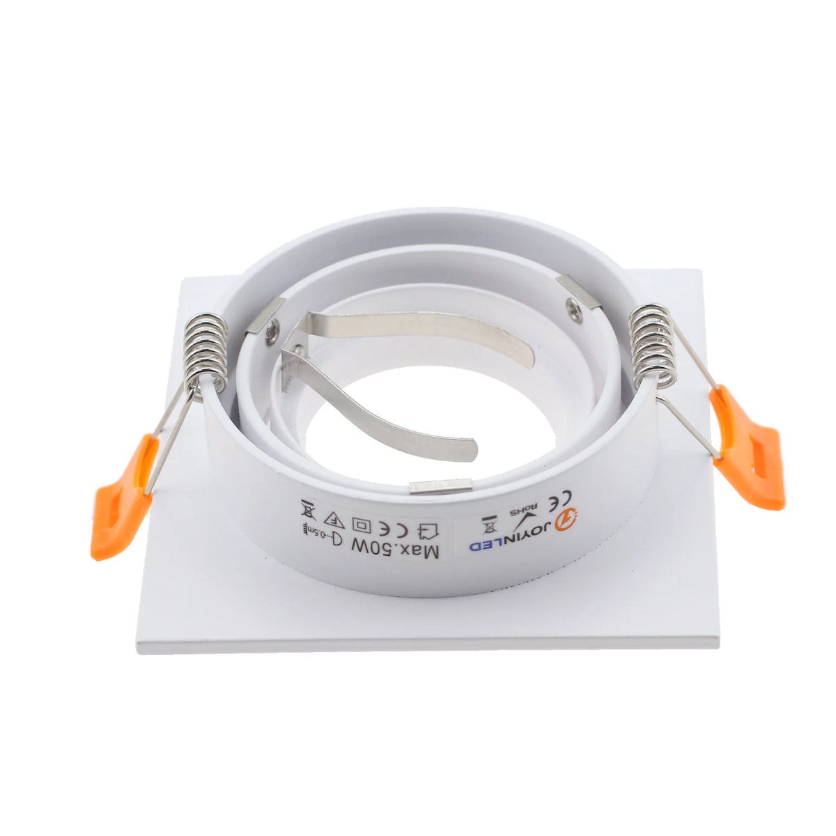 spots led noir blanc argenté modernes clips gu10 pièces