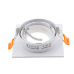 spots led noir blanc argenté modernes clips gu10 pièces