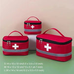 sac rangement multi usages kit médical oxford pratique croix blanche rouge gris bleu