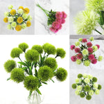 bouquet fleurs artificielles vert blanc jaune rose moderne minimaliste intérieur décoration mariage anniversaire