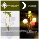 Lampe champignon marron LED veilleuse