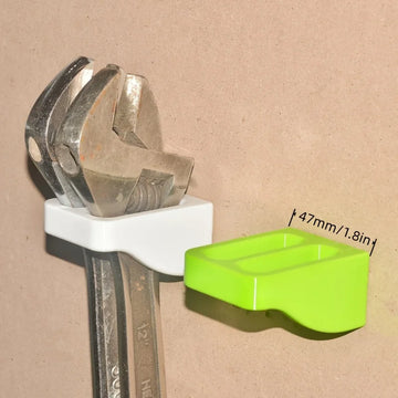 porte outils mural magnétique couleurs multiples rangement moderne clés molette organisation garage atelier blanc