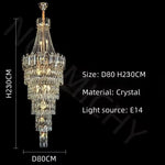 lustre cristal géométrique doré transparent moderne ampoules led semi encastré chambre salon