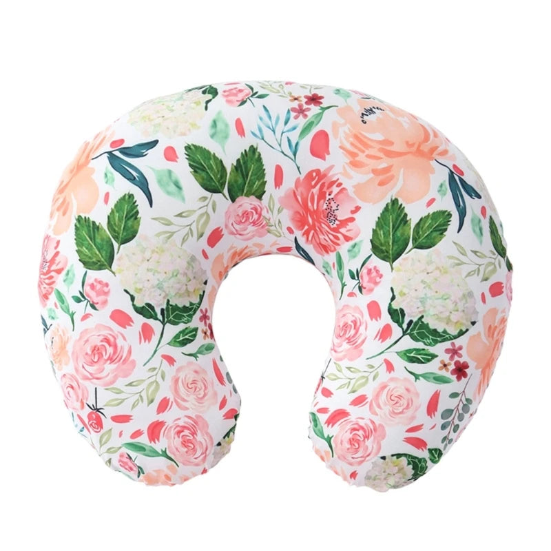 coussin voyage ergonomique forme coton motif fleurs animaux voyage confort bébé enfant