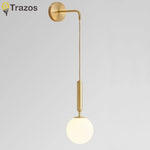 lampe suspension moderne or blanc noir sphérique brillante éclairage chambre salon étude entrée