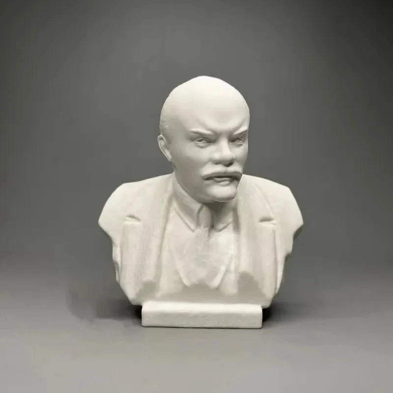 statue plâtre lénine sculpture gypse ornement art décorations peintes main fête communiste portrait réaliste