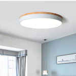 plafonnier led moderne gris bois rose jaune noir blanc minimaliste 27w 3sources