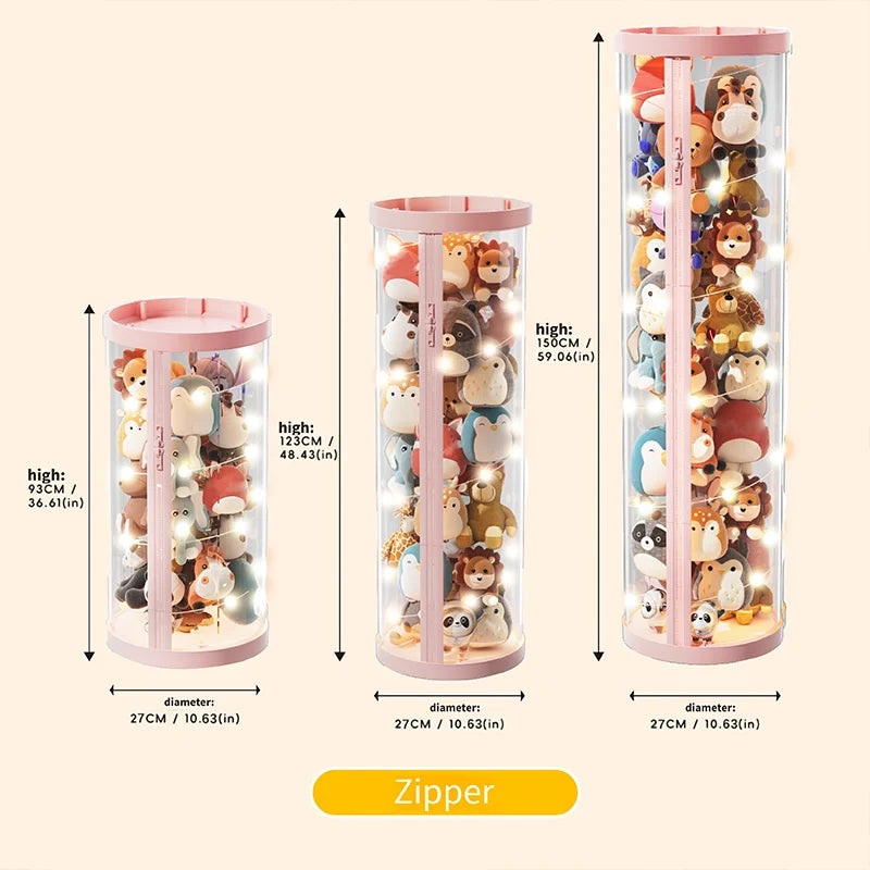boîte rangement jouets transparent moderne rose clair pliable respectueux environnement haute qualité personnalisation enfant