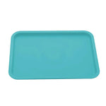 assiettes plastique blanc orange vert rose bleu modernes unies opaques cuisine dessert