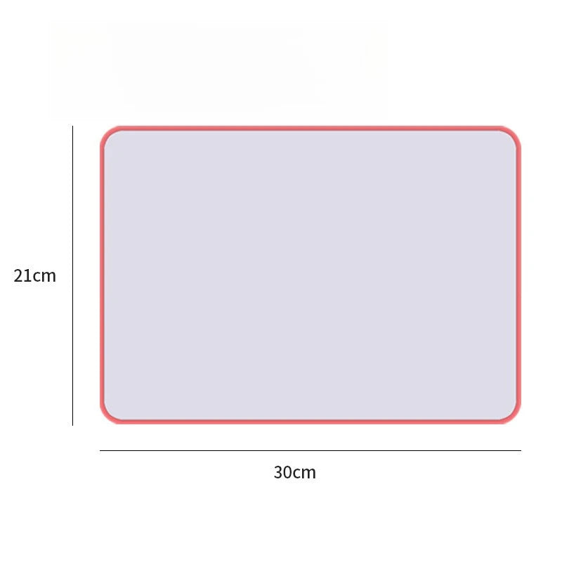 tableau blanc effaçable rectangulaire moderne couleur blanc bordures colorées maisonécole