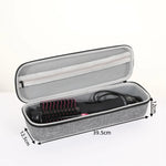 brosse cheveux électrique noir rose toile moderne réutilisable sac rangement polyester poignée