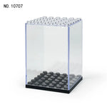 présentoir transparent acrylique boîte rangement figurines lego moderne minimaliste pâques fêtes mariage fiançailles