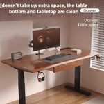 Organisateur sous bureau installé sous un bureau moderne
