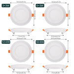 plafonnier led moderne blanc télécommande 110v 220v rgb 6w 9w 16w 24w