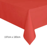 serviette table jetable rectangulaire unie mariage anniversaire fête décoration table plastique moderne