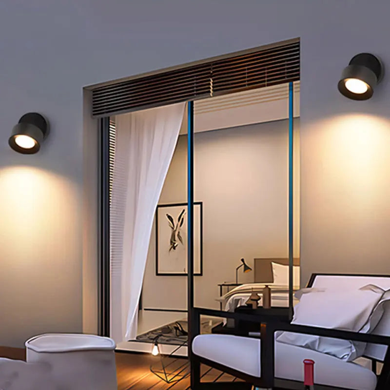lampe murale moderne noir mat extérieure ip65 aluminium mur fixée