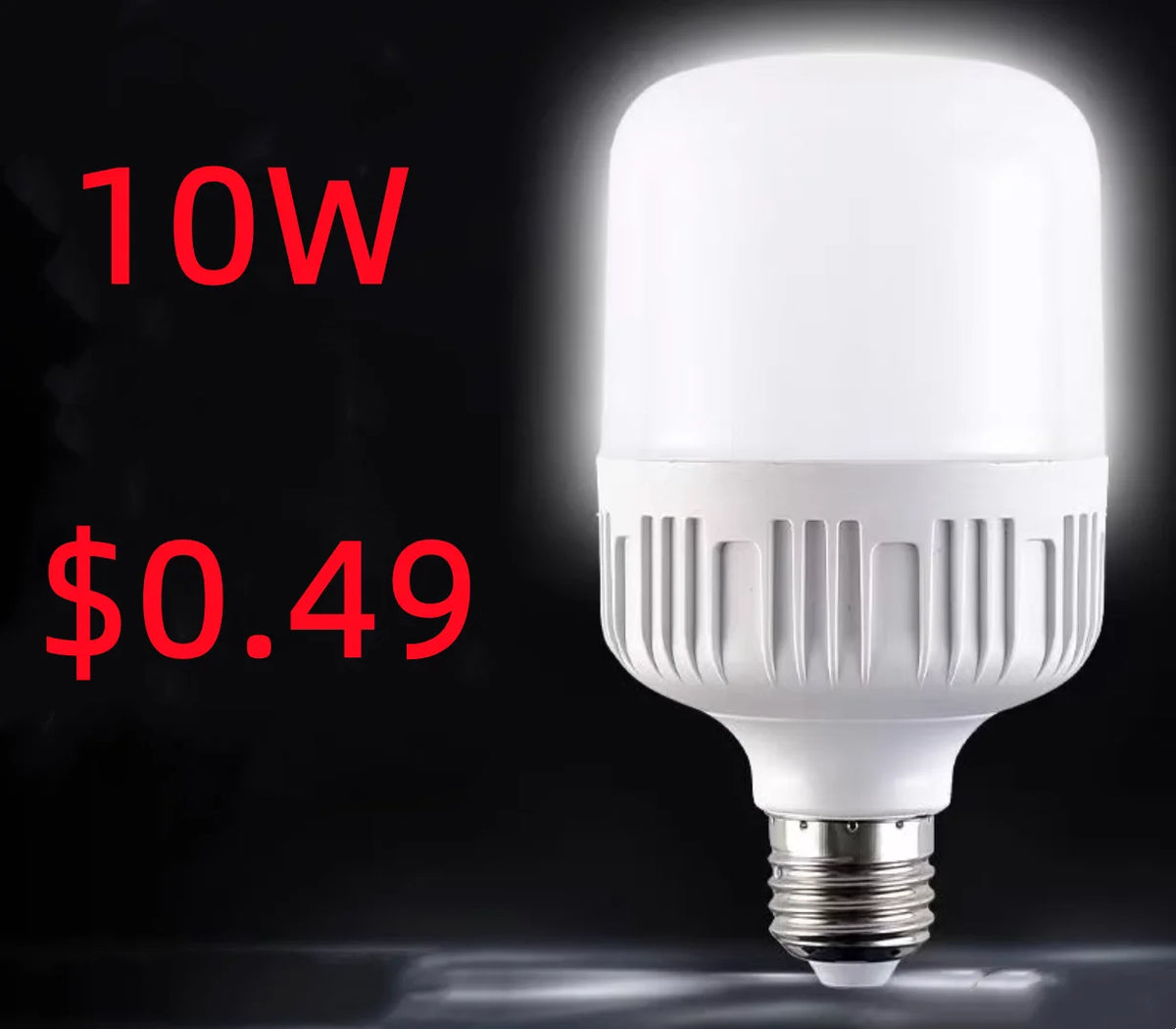 ampoule led e27 blanc moderne rayures verticales 10w 15w 20w 25w 30w 45w 6500k