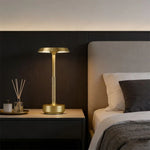 lampe table led rechargeable tactile moderne or noir sans fil chambre coucher