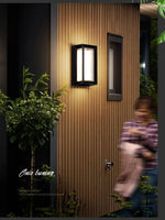 lampe murale led motion sensor extérieure noir moderne étanche ip65 20w