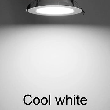 spots led 12w 15w 18w 7w 9w cadre blanc éclairage moderne clips