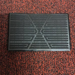 tapis sol voiture rouge noir anti dérapant texture granulée moderne fixations pvc
