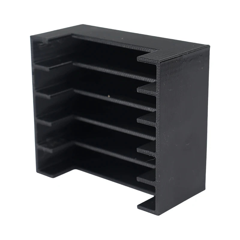 rangement disque dur hdd noir impression 3d texturé industriel utilitaire organisation accessoire numérique storage