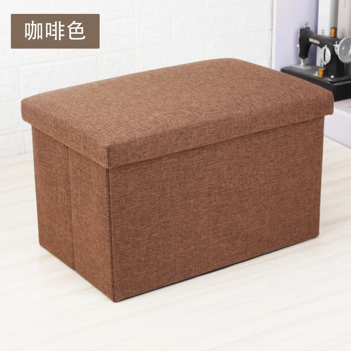 coffre jouets pliable tissu uni moderne rose gris beige bleu vert noir