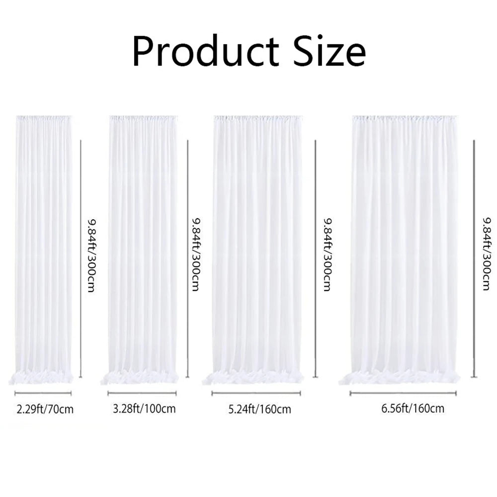 tulle blanc décoratif voile table transparent 3m 70cm polyester occasion cérémonie mariage
