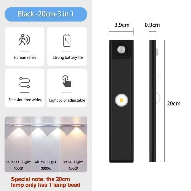lampe nuit led rechargeable blanc moderne 20cm 30cm 40cm 50cm