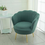 housse fauteuil blanc bleu rose gris beiges rayures horizontales moderne pieds dorés machine extensible