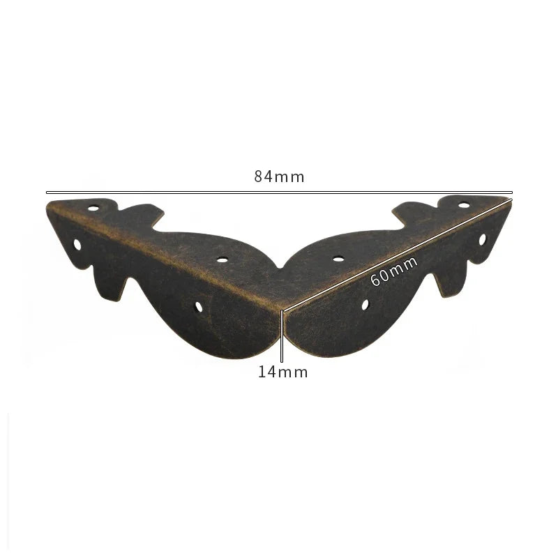protections d'angle decoratives or bronze ornements floraux vintage fixations maison woodworking echangement
