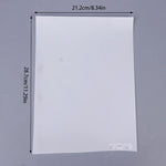 papier blanc minimaliste opacité a4 abat jour led rétroéclairage diffusion lumière qualité abs