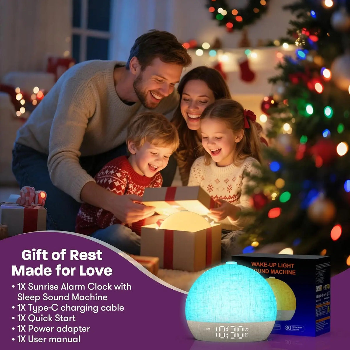 lampe réveil numérique couleurs changeantes moderne écran led texturé sphérique multiple couleursOpaque diffuse lumière