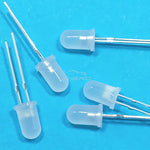 diodes led 5mm diffusées transparentes bleu vert rouge blanc jaune 2pin 1000pcs standard