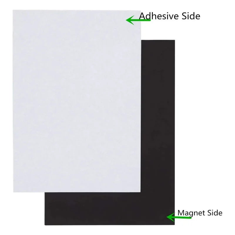 cartes visite magnétiques blanc noir adhésif moderne 20 pcs 50 pcs 50x20mm