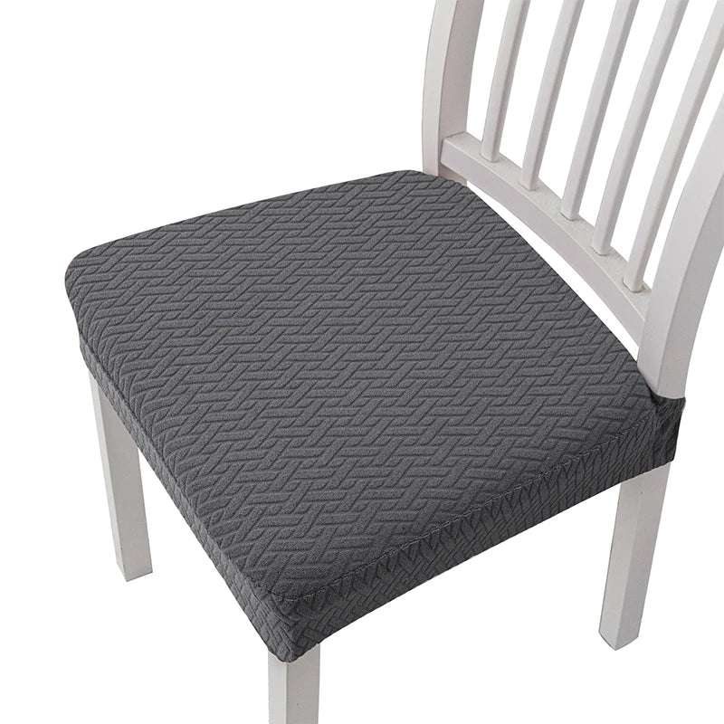coussin chaise moderne tissé carreaux noir gris vert beige élasthanne polyester lavable adhésif protection
