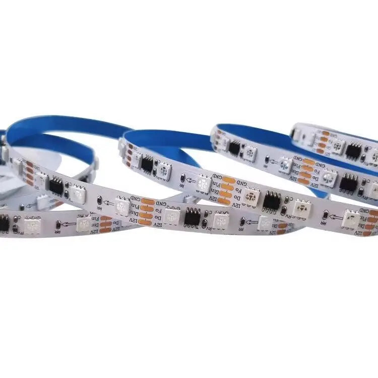 ruban led flexible 30 60 leds rgb full color ip65 waterproof adhésif moderne