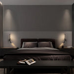 lampe murale moderne réglable 330 degrés led noir blanc chambre entrée étude