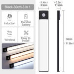 lampe nuit détecteur mouvement blanc rectangle moderne minimaliste rechargeable couleurs clips indicator