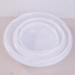 assiettes blanches rondes modernes opaques maison cuisine salle manger set table vaisselle