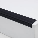 protections marches escalier pvc antidérapantes bandes adhésives texturées noir gris moderne minimaliste 78.74 pouces