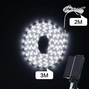 ruban led solaire blanc moderne 1920led 30m autonomie ip68 certification ul ccc fcc