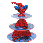 ensemble décoration anniversaire spider man vaisselle jetable nappe assiettes gobelets banderole ballons rouges